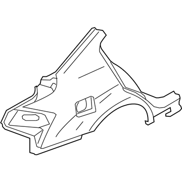 Infiniti 78114-JK000 Pillar Assy-Tail,RH