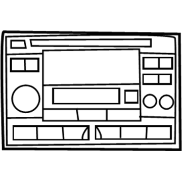 Infiniti 28188-3W700 Radio Unit,W/CD And Cassette