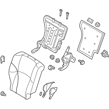 Infiniti 88600-CG100 Back Assy-Rear Seat,RH