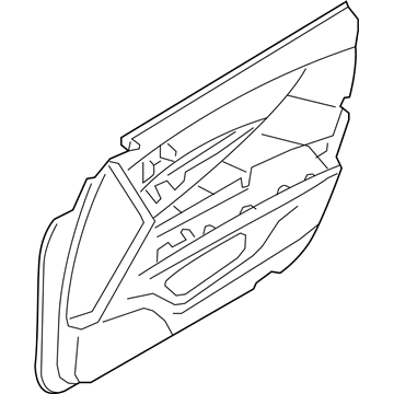 Infiniti 80901-1MB5D Finisher Assy-Front Door,LH