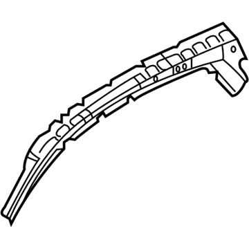 Infiniti 76315-1BA0A Reinforce-Roof Side Rail,Outer LH