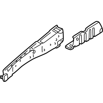 Infiniti 64111-0W000 Hoodledge-Upper,LH