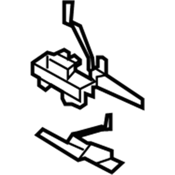 Infiniti 88641-AC80A Lock Assy-Rear Seat