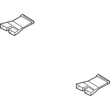 Infiniti 27831-AG000 Duct-Heater Floor 2ND