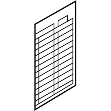 Infiniti 24313-1MG0A Label-Fuse Block