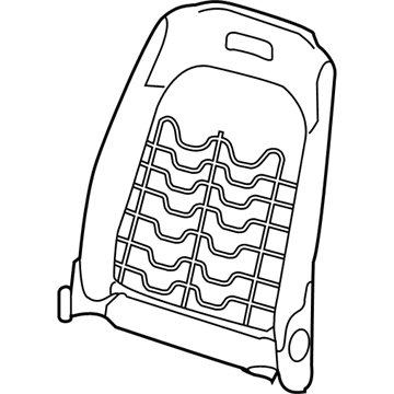 Infiniti 87104-5DA0A Frame & ADJUSTER Ass-Front Seat RH