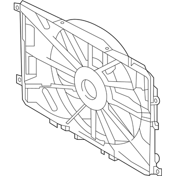 Infiniti 21481-5DD0A Motor & Fan Assy-W/Shroud