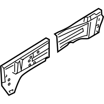 Infiniti 75131-AR200 Plate-Closing,Front Side Member LH