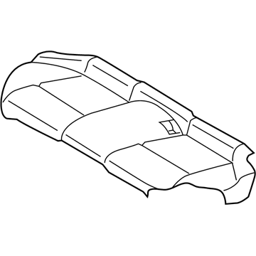 Infiniti 88320-4HK0A Trim Assy-Cushion,Rear Seat