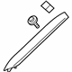 Infiniti 76911-5CA0A Garnish Assy-Front Pillar,RH