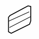 Infiniti 90910-1CA0A Cap-Back Door Finisher