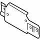 Infiniti 80675-1MA0A Bracket-Inside Handle,LH