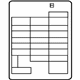 Infiniti 24313-6HA0A Label-Fuse Block