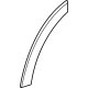 Infiniti 78860-6SA1A Moulding-Fillet,Rear RH