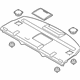 Infiniti 79910-1MA0A FINISHER - Rear Parcel Shelf