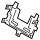 Infiniti 68117-1MA0A Bracket-Cluster Mounting