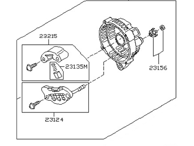 Infiniti M37 Alternator Case Kit - 23127-JK01B