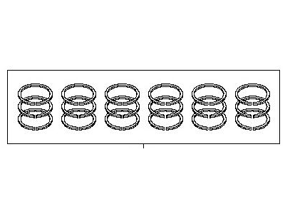 Infiniti M35h Piston Ring Set - 12035-JK20A
