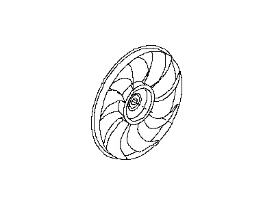 Infiniti 21486-JK60A Fan Assembly-Radiator Cooling