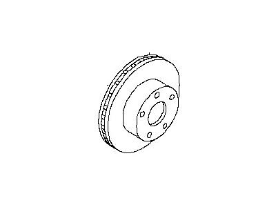 Infiniti 40206-EG00B Rotor-Disc Brake,Front
