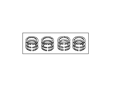 2020 Infiniti QX60 Piston Ring Set - 12033-6KA0A